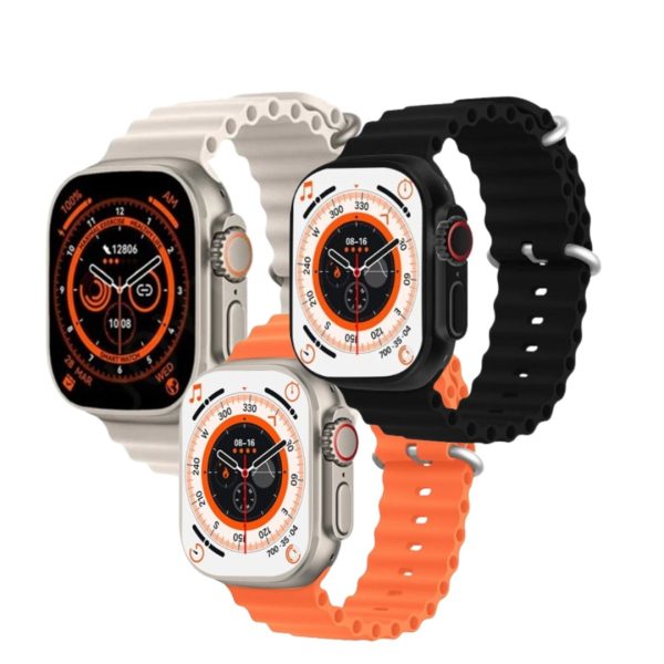 T900 Ultra Smart Watch for Men & Women – 49mm Full Touch Screen, Bluetooth Calling, Wireless Charging | High-Quality Smartwatch for Android.