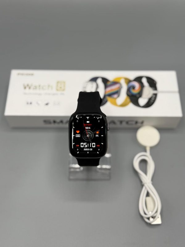 PH308 Smartwatch Series 8 – Fitness Tracker with Heart Rate Monitor, Sports Mode, Waterproof, Call & Message Alerts – For Men & Women (With Box, Random Color)