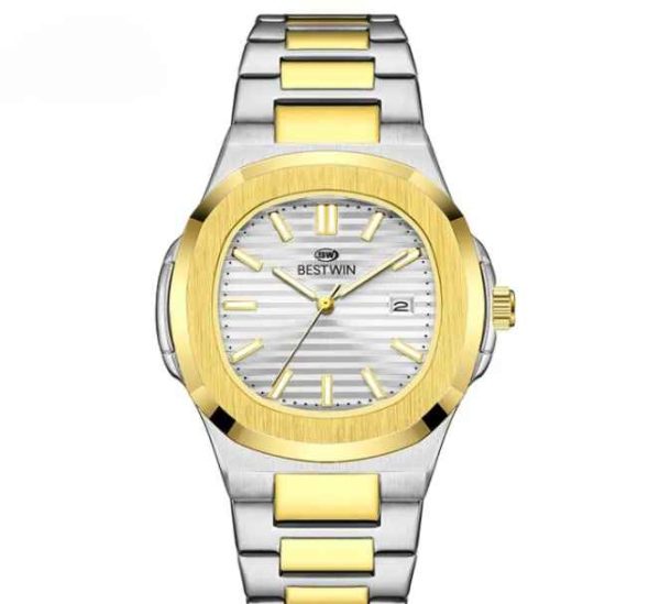 Bestwin Bw-137 Men’s Luxury Quartz Watch Stainless Steel Watch