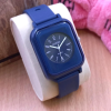 Silicon Strap Unisex Watch in Aesthetic Colors | Soft Strap Casual Watch | Square Case Round Dial