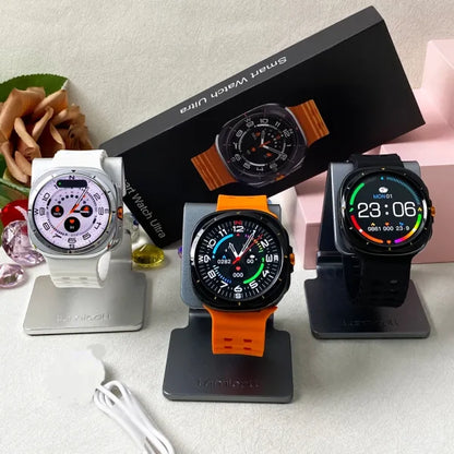 TF7 Ultra Smartwatch – AMOLED Display | IP67 Waterproof Fitness Tracker with Heart Rate, Sleep & Activity Monitoring | Stylish Metal Body for Men & Women