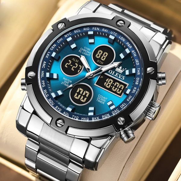 Skemie 1389 Men’s Digital Analog Watch Waterproof