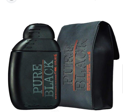 Pack Of 1 – Creation Lamis Pure Black Eau De Toilette Spray For Men, Bold And Masculine Fragrance, 3.4 Fluid Ounces – Long-lasting Scent – Premium Designer-inspired Cologne – 100ml