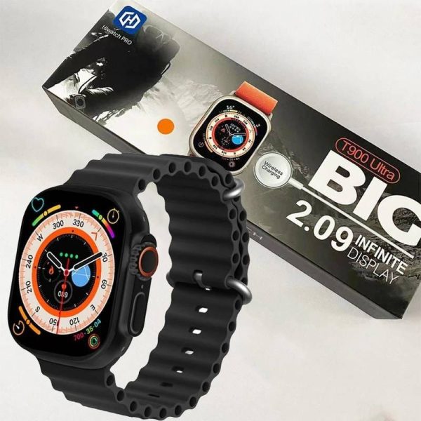 T900 Ultra Smart Watch for Men & Women – 49mm Full Touch Screen, Bluetooth Calling, Wireless Charging | High-Quality Smartwatch for Android.