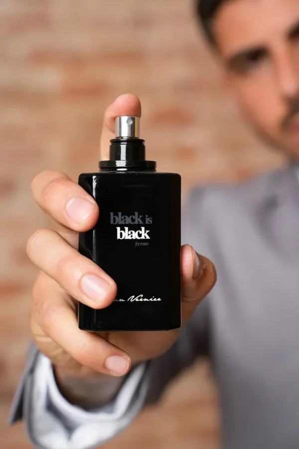 Black Is Black Perfume for Men – 100ml Eau De Parfum | Long Lasting Fragrance | Spicy Woody Scent