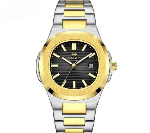 Bestwin Bw-137 Men’s Luxury Quartz Watch Stainless Steel Watch