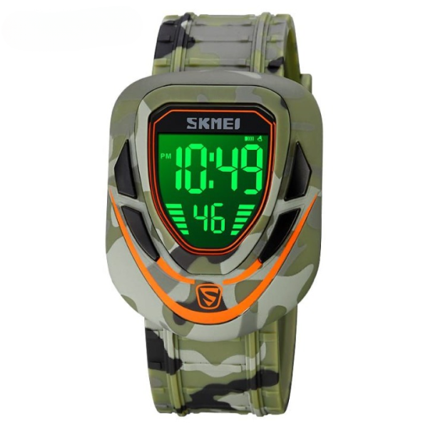 Skmei 1833 Digital Sports Watch for Men – Waterproof LED Display, Stopwatch, Alarm, Backlight | Outdoor & Fitness Watch | Without Box