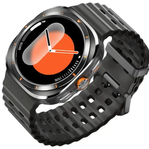 TF7 Ultra Smartwatch – AMOLED Display | IP67 Waterproof Fitness Tracker with Heart Rate, Sleep & Activity Monitoring | Stylish Metal Body for Men & Women