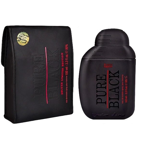 Creation Lamis Pure Black Eau De Toilette for Men – 100ml | Bold Masculine Fragrance | Long-Lasting Designer-Inspired Scent .
