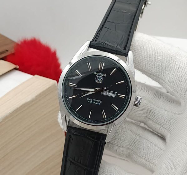 Carrera Calibre 5 – Luxury Swiss Watch With Leather Strap Mens Watch Wrist Watch | Best Quality Men Watch