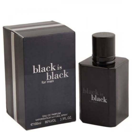Black Is Black Perfume for Men – 100ml Eau De Parfum | Long Lasting Fragrance | Spicy Woody Scent