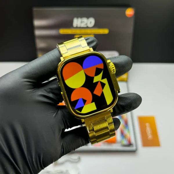 H20 Ultra Smartwatch 10-in-1 Combo with Free AirPods | 49mm Dial | Always-On Display | Bluetooth Calling | iOS & Android Compatible