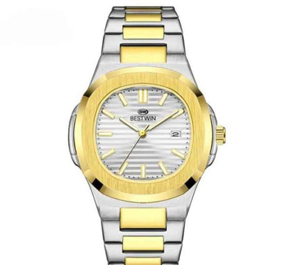 Bestwin Bw-137 Men’s Luxury Quartz Watch Stainless Steel Watch