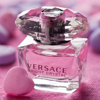 (2 Piece Set) Versace Bright Crystal EDP Perfume For Women – 100ml Total | Long-Lasting Floral Fruity Fragrance | Luxury Perfume Gift