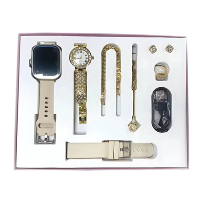 A58 Plus 6-in-1 Smartwatch for Women | Stylish Fitness Tracker with Health Monitoring | Waterproof | Perfect Gift for Girls – Random Color