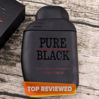 Creation Lamis Pure Black Eau De Toilette for Men – 100ml | Bold Masculine Fragrance | Long-Lasting Designer-Inspired Scent .