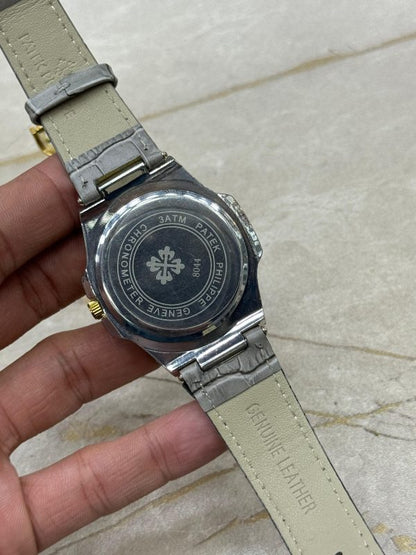 Grey Gold Tone | 3atm Water Resistant Luxury Watch Without Box