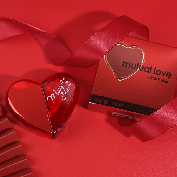 Mutual Love Perfume for Women – 50ml EDP | Heart-Shaped Bottle | Floral & Fruity Long-Lasting Fragrance | Romantic Gift for Her