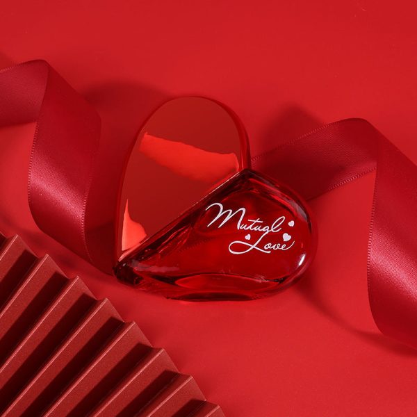 Mutual Love Perfume for Women – 50ml EDP | Heart-Shaped Bottle | Floral & Fruity Long-Lasting Fragrance | Romantic Gift for Her